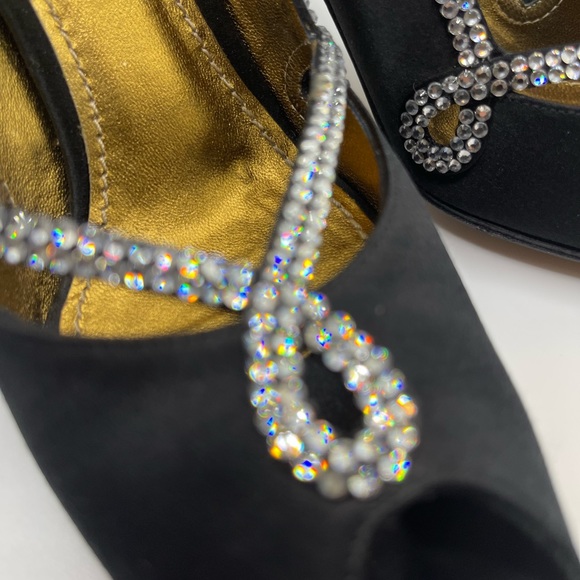 Peep Toe Dolce & Gabbana Satin Pumps - Picture 10 of 16